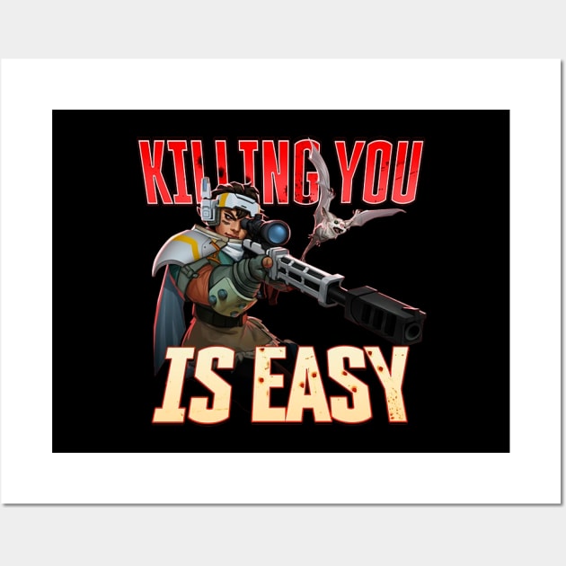 Vantage - Killing You Is Easy Wall Art by Paul Draw